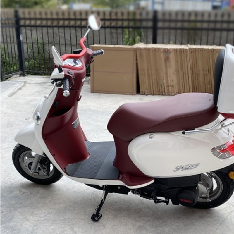 五羊本田塔帕100摩托车脚垫WH100T-2C/5A坐垫座套防水脚踏板皮垫