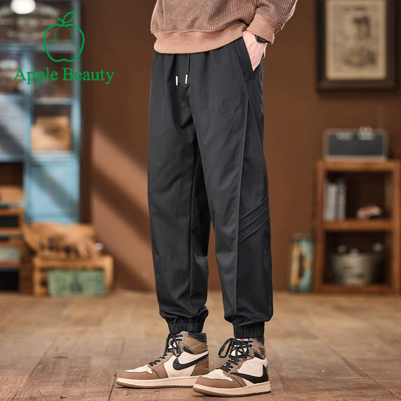 哈伦休闲裤安西卡宽松束脚裤运动