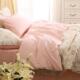 新款 埃及长绒棉床上四件套粉色牡丹印花 外贸美式