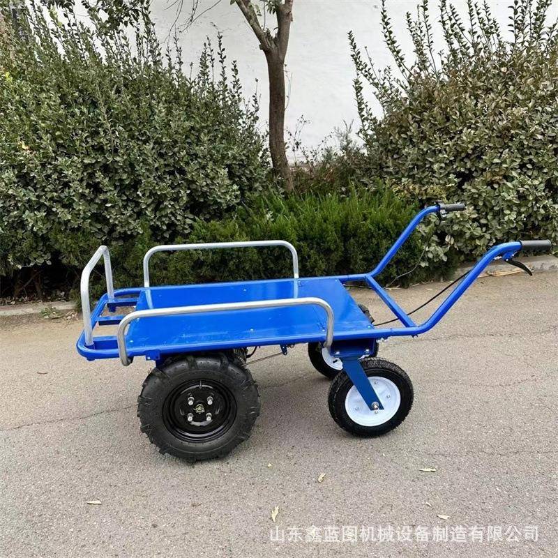 适合老人妇女的家用电动助力双轮手推车新款果园爬坡运输小推车