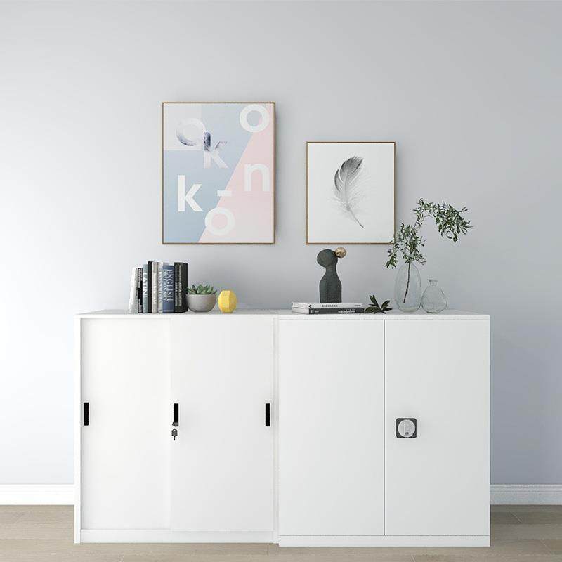 直销钢制办公室资料柜单节文件柜多格储物桌下收纳矮柜档案柜