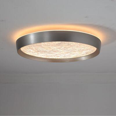 意式极简创意浮叶卧室吸顶灯北欧家用高端大气波光粼粼护眼书房灯