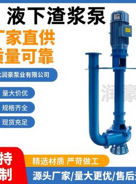 YZ液下渣浆泵立式高耐磨泥浆泵抽沙泵吸砂泵河底清淤杂质污泥泵