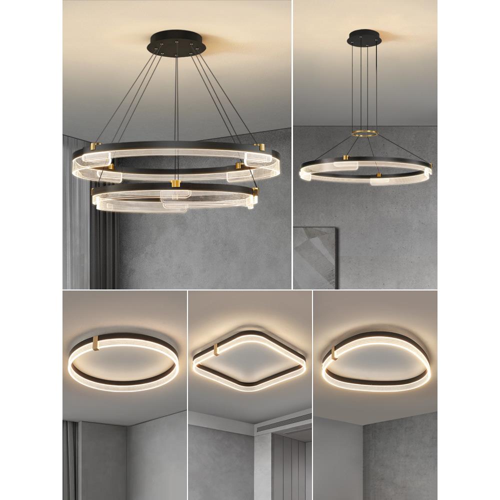 客厅吊灯餐厅主卧室现代简约家用大气创意北欧轻奢灯具2021年新款