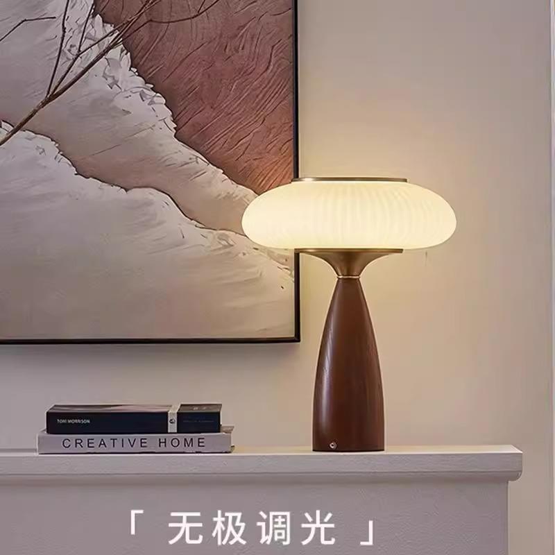 复古台灯高颜值充电法式中古风设计师卧室高级轻奢床头灯