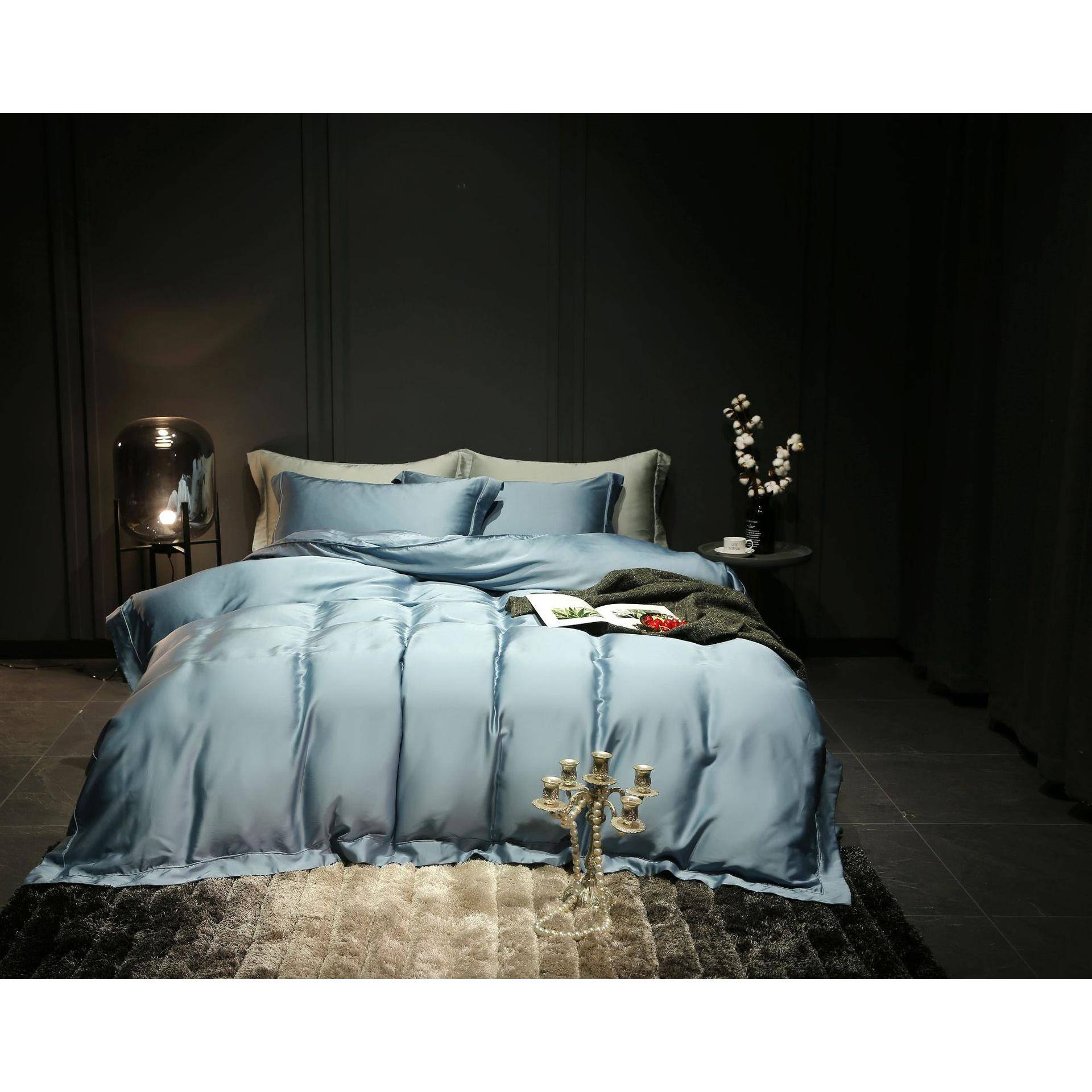 60s莱赛尔纤维四件套直销双面莱赛尔被套床单枕套床上用品