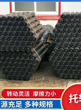 无动力不锈钢托辊流水线传输带上下平行滚轴防尘防水烤漆滚筒