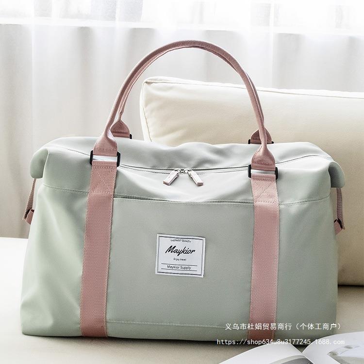 旅行包女大容量手提轻便防水行李包短途外出旅游登机待产包收纳袋