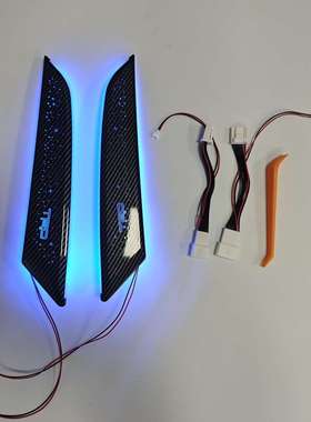 适用于锐放锋兰达corolla cross车门扶手灯蓝色多色幻彩