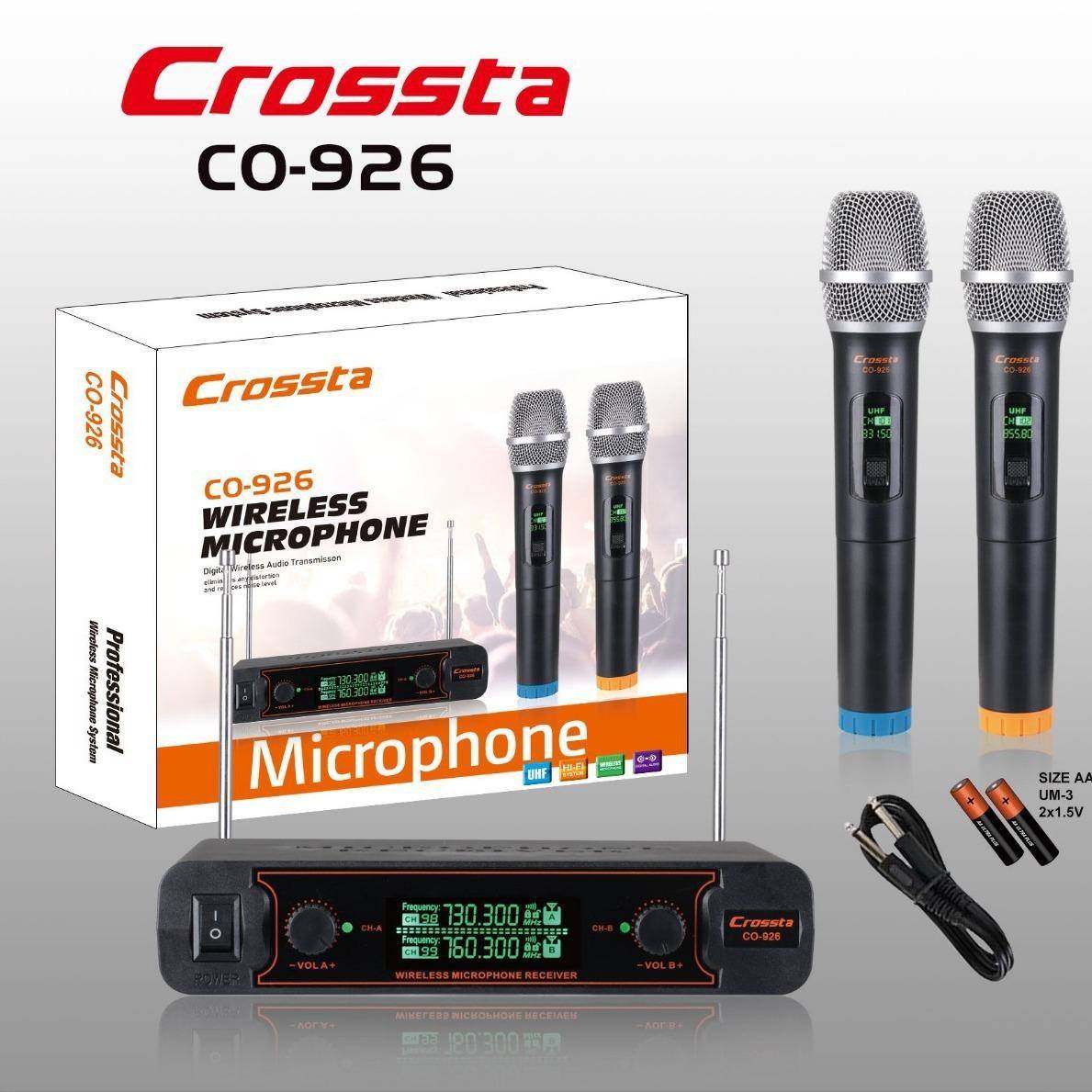 歌诗达一拖二无线麦克风手持话筒K歌户外演出舞台演出无线麦克风