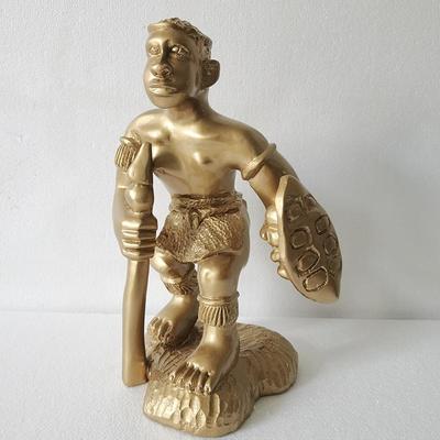 创意树脂卫兵雕塑人物摆件软装样板房售楼部客厅书房家居饰品配搭