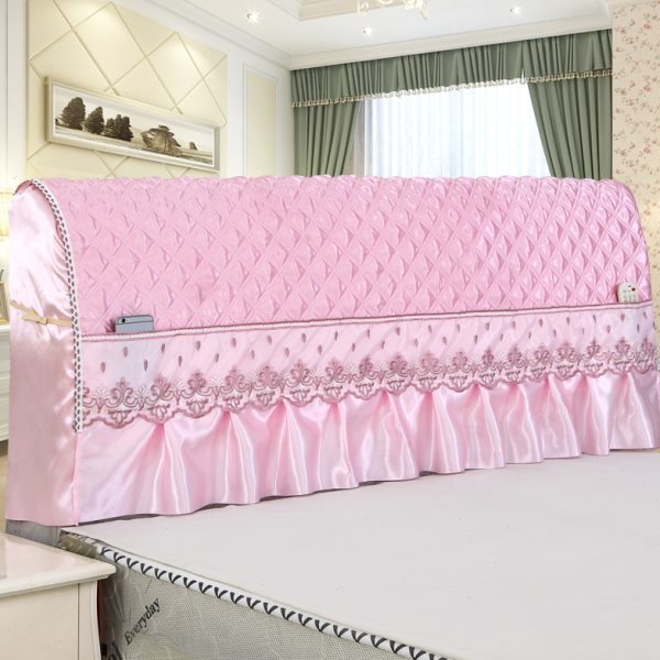 全包床头套床头罩1.5m1.8m2m简约夹棉床头保护套实木床靠背防尘罩