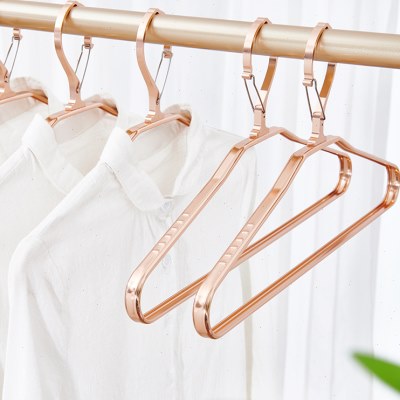 防风衣架子太空铝合金家用加宽无痕衣挂户外室外晒大衣架衣撑子