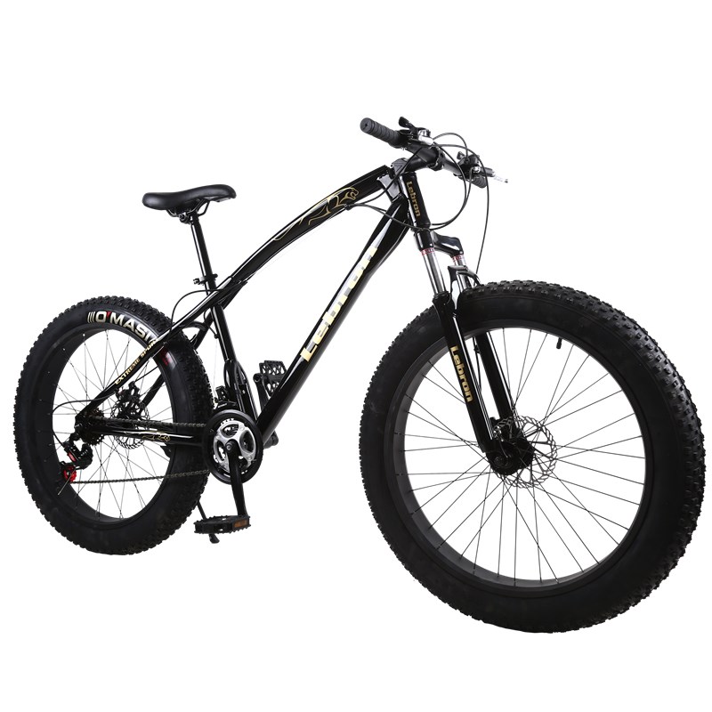 雪地山地车沙滩自行车超大粗肥胖子轮胎成人男女学生减震越野变速