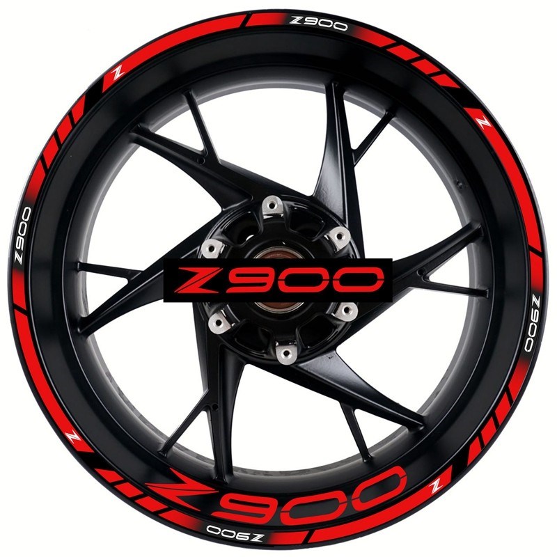适用于川崎摩托车Z1000Z900Z650Z400Z250改装轮毂贴花防水反光贴