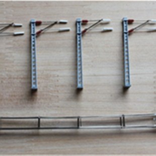 n比例火车模型沙盘配材料 ~接触网~火车电气化电杆~1比160