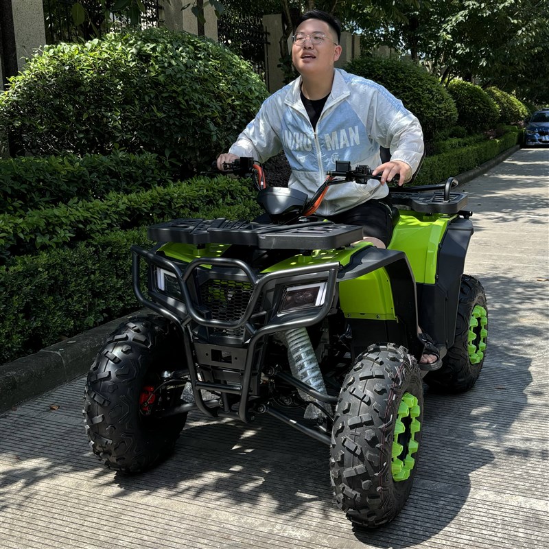 ATV新款四轮越野大道骑 成人汽油200防震大牛全地形摩托车沙滩车