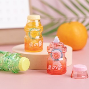 天高文具果酱点点胶创意酸可爱奶瓶点点胶粘贴双面胶可擦点点胶