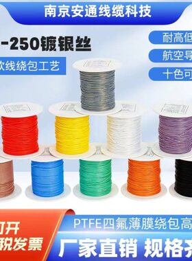 方R0.包/12.0.250平1导线软.15高温线AF/0四氟绕银超细2航空镀0/