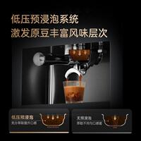 曼蒂克M100半自动全嵌入式咖啡机小型商用奶泡研磨一体咖啡机