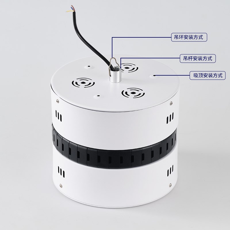 led筒灯大瓦数50W80W100W明装筒灯高地铁站商场超市酒店展厅射灯