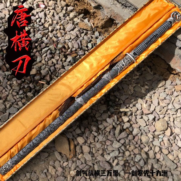 唐剑龙泉镇宅宝剑唐横刀剑绣春刀一体收藏刀具防身冷兵器未开刃