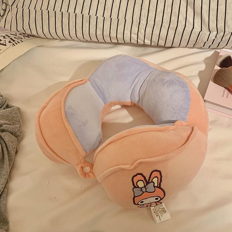 槿元可爱护颈u型枕n旅行便携午睡靠枕脖子飞机旅行办公室u形新款