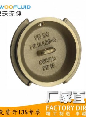 德标SN545-D50/75/100Ms58DIN28450固格VB母头盖子复合管接头配件