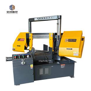 GB4230X角度锯床卧式小型锯床半自动液压双柱带锯45度锯切