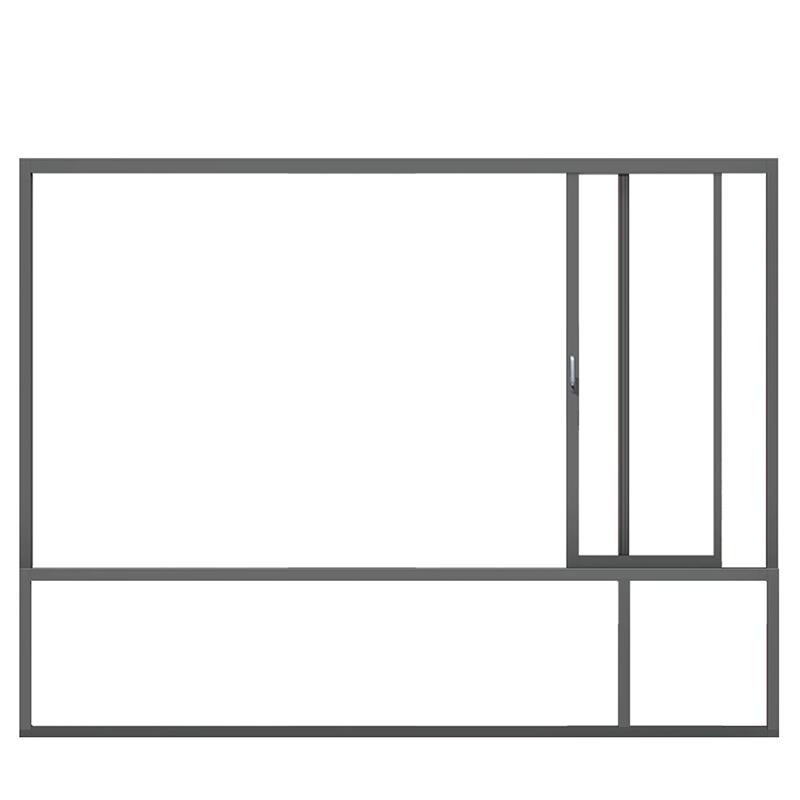成都平移气密侧压窗定制隔音密封窗断桥铝合金门窗封阳台平开推窗