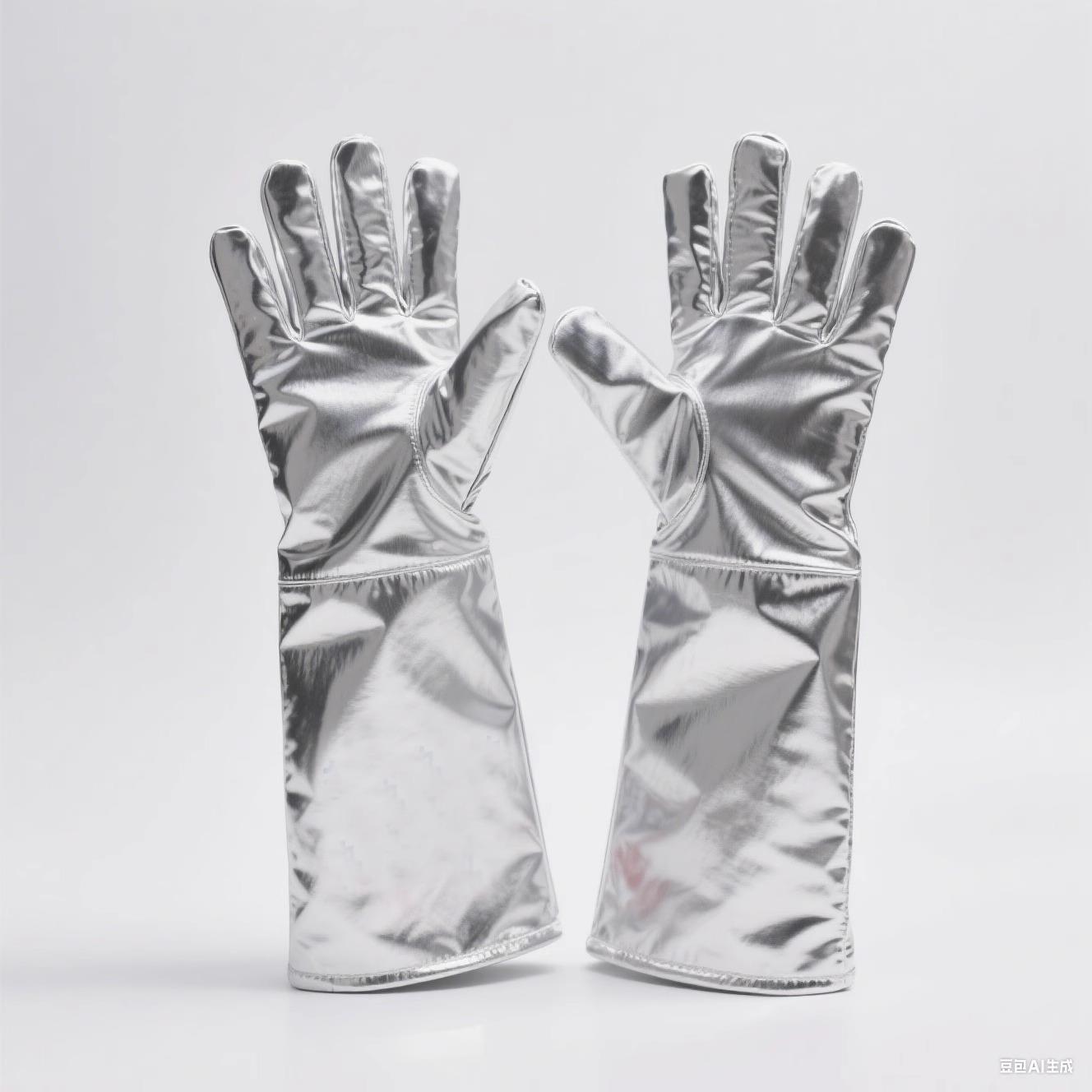 佳护60cm加长500度1000度铝箔耐高温隔热手套防烫阻燃工业辐射热