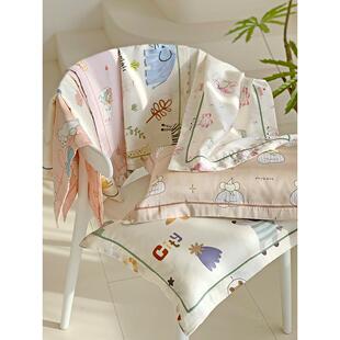 儿童天丝枕套30x50cm乳胶幼儿园宝宝小号枕头套40x60cm凉感枕芯套