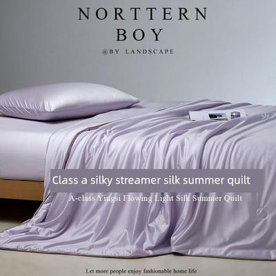 a级桑蚕丝夏季被可及豪华风格氨纶尼龙凉爽被棉芯薄夏季空调被夏
