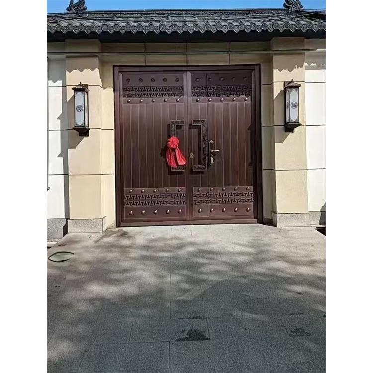 不锈钢庭院门别墅门简约入户门院子大门铝合金双单开门户外防盗门