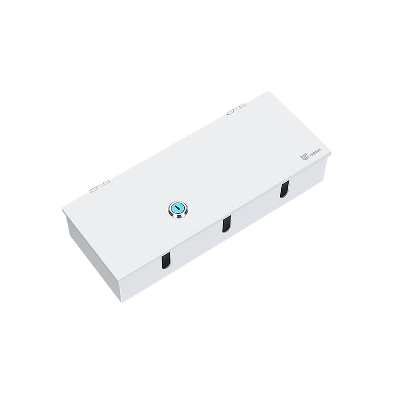 银行开关插座不锈钢保护盒带锁防拔插刚性防盗盒子防护罩86型开关