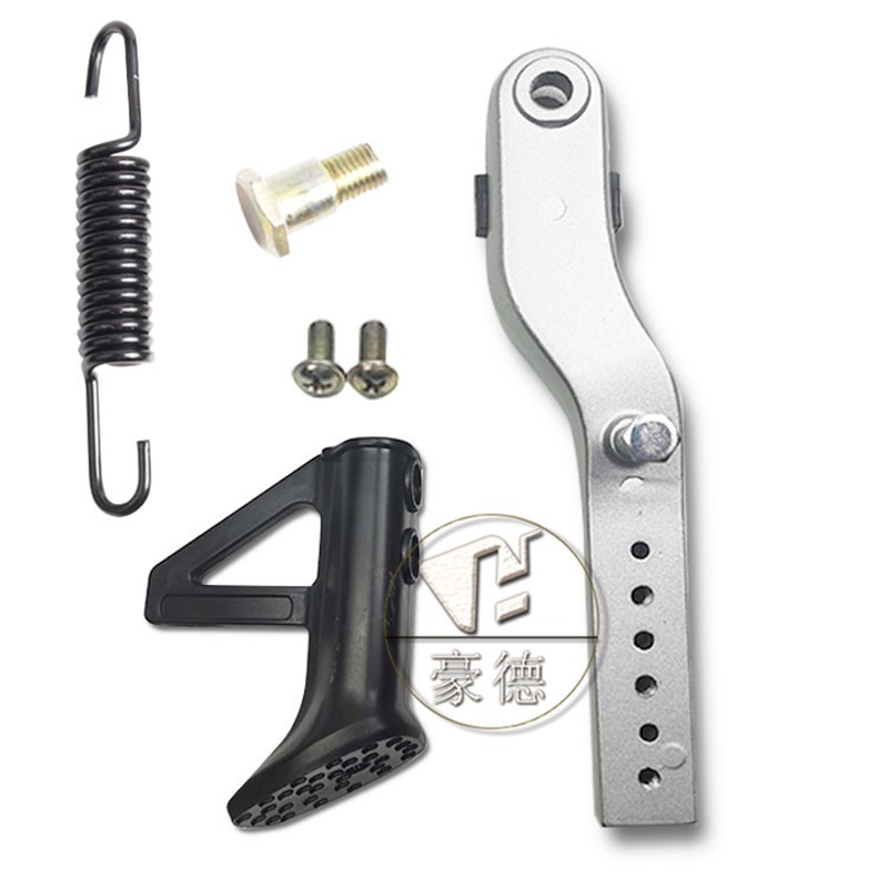 适用于摩托车单脚撑可调节单边架电动车电瓶车脚撑侧脚架脚站