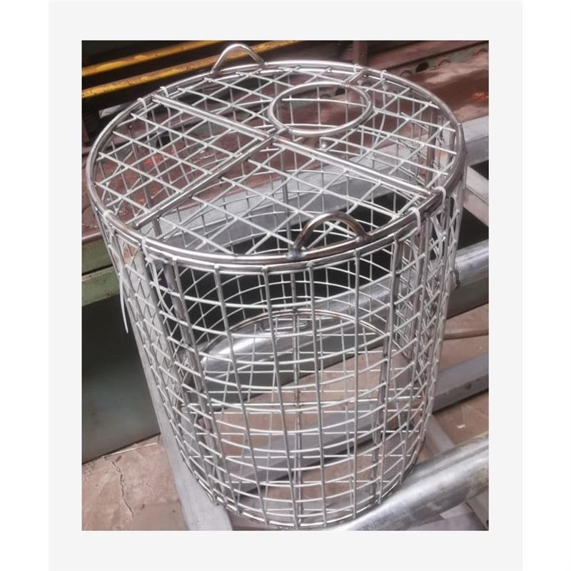 污水泵防护罩h水泵不锈钢外框热镀锌电焊网笼池塘水井潜水泵笼泵