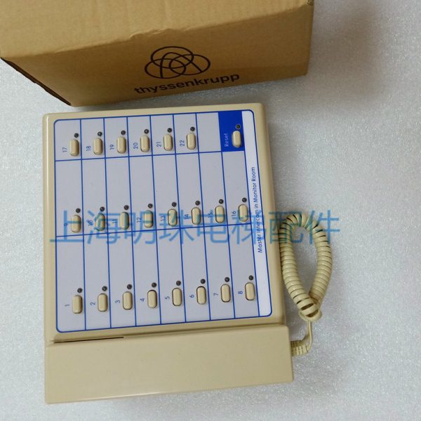 蒂森原厂蒂森22局分线制对讲总机TK-T12(1-1)22A蒂森22局对讲主机