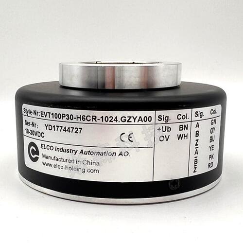 EVT100P30-H6CR-1024.GZYA00空心轴宜科电梯电机旋转编码器