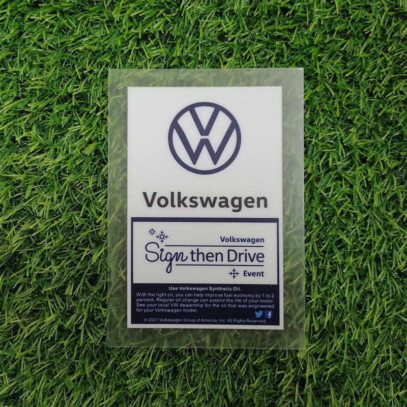 大众车贴挡风玻璃贴改装贴纸汽车文化静电贴