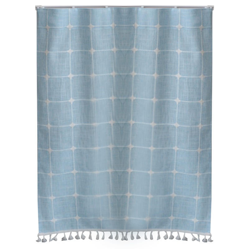 柜子遮挡帘自粘滑轨式衣柜门橱柜洗衣机鞋柜置物架格子防尘遮丑帘