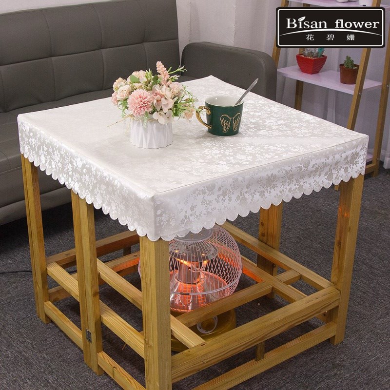 烤火桌罩电炉罩正方形防水防油防烫免息桌布皮罩长方形茶几布罩