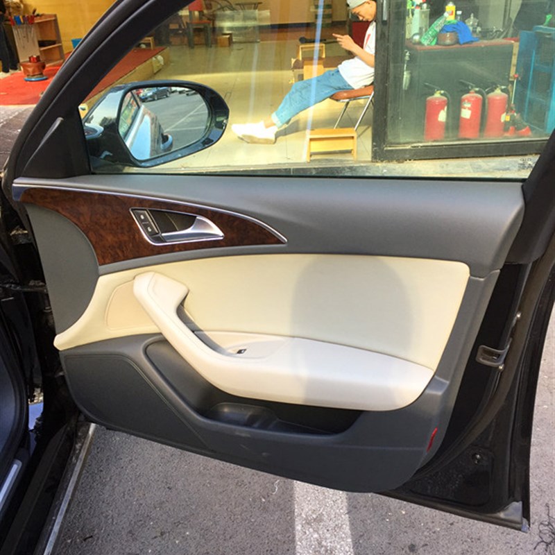 汽车包真皮座椅改装订做 A4L A6L Q3 Q5 A3内饰门板包皮