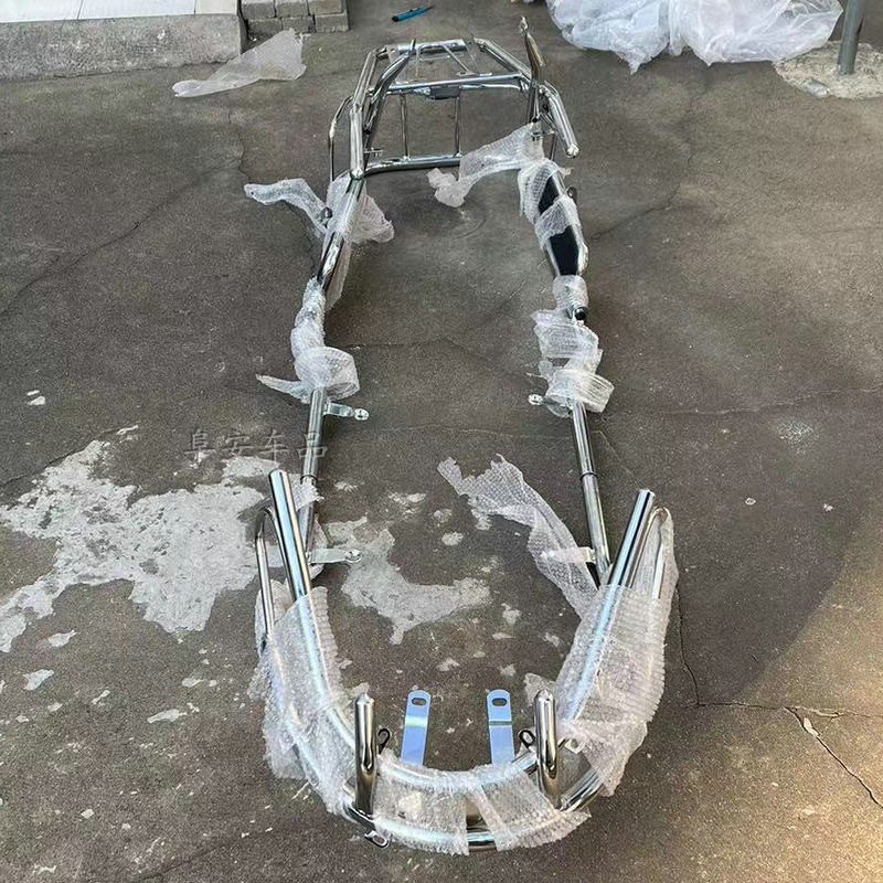 广环途牛保险杠电动车大护杠电摩电瓶车踏板车加粗货架后尾架车架