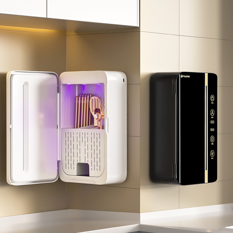 消毒筷子筒家用壁挂式高档新款家庭厨房杀菌筷子笼筷子勺子收纳盒