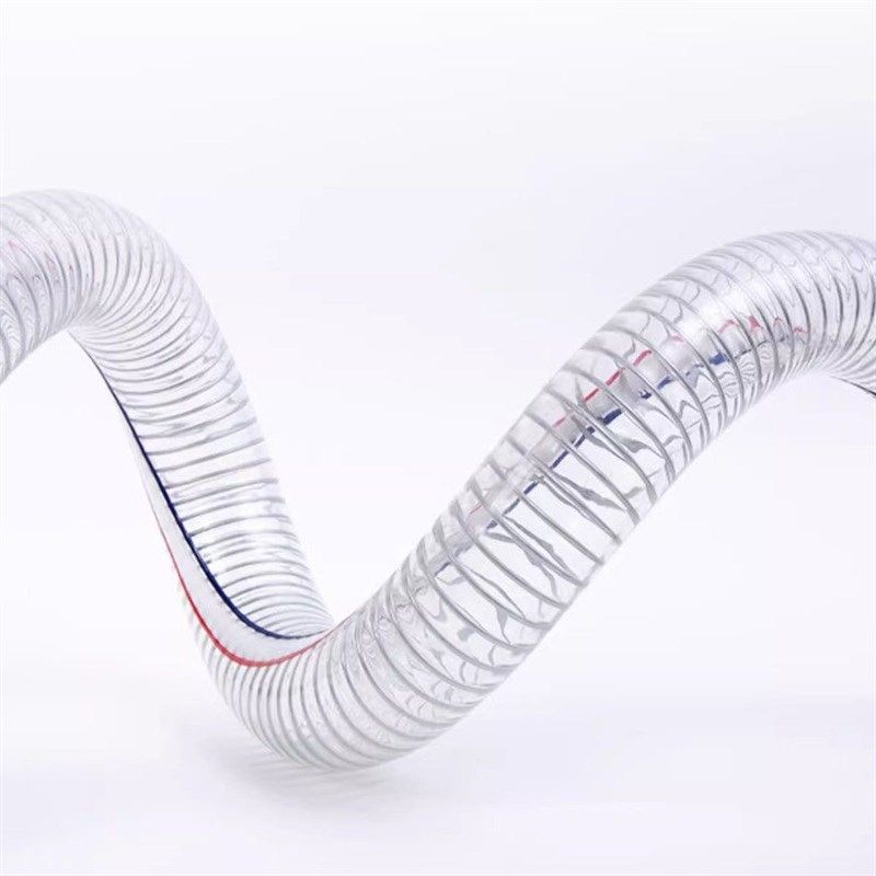 pvc钢丝软管抗老化防烫透明钢丝管
