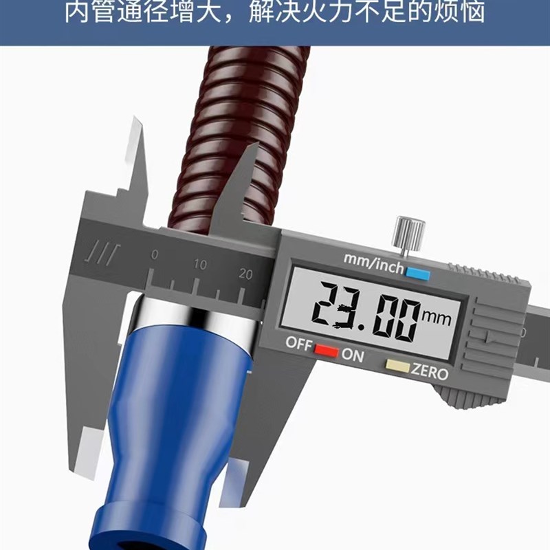 中高压防爆金属燃气管煤气管软管不锈钢猛火灶专用天然气液化气管