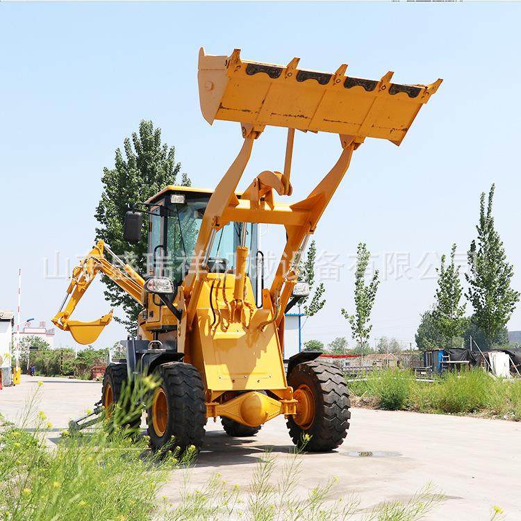 两头忙挖掘装载机多功能市政工程果园养殖铲车四驱前铲后挖一体机,五金/工具,挖掘机,淘宝优惠券,粉丝福利购,淘宝优惠卷