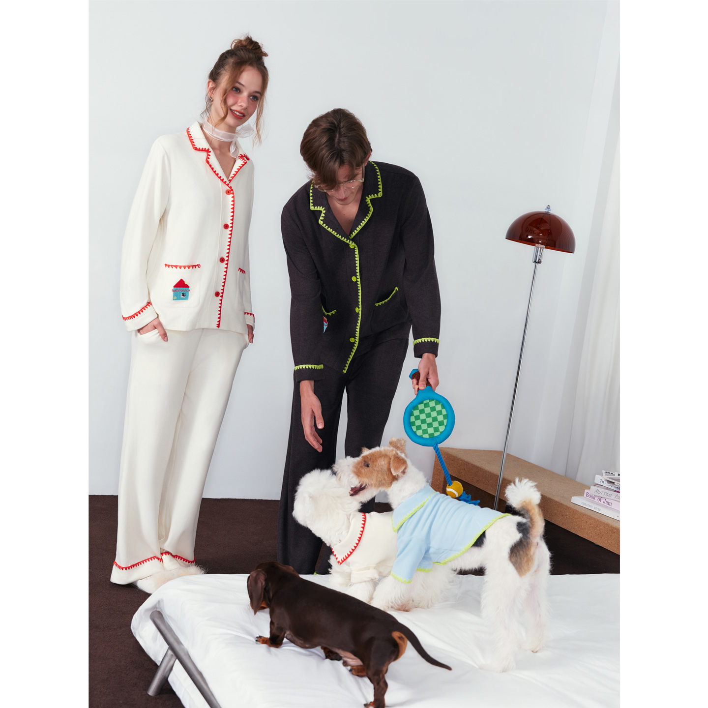 NAPPTOPIA呐噗【暖姜天丝绒】秋冬保暖家居服套装人宠情侣款睡衣