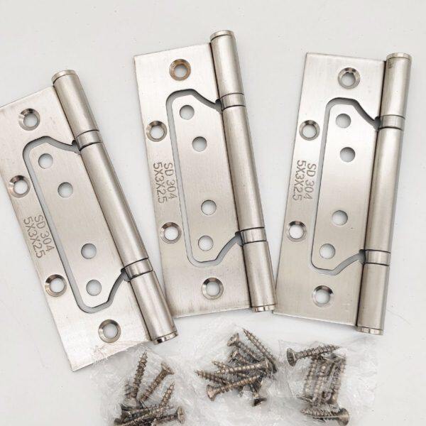 五寸厚2.1mm不锈钢字母合页 木门合页铰链 轴承字母合页